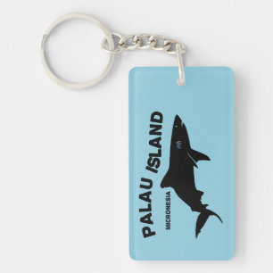 Porte-clefs Palau Island Plongée Sous-Marine Avec Requins