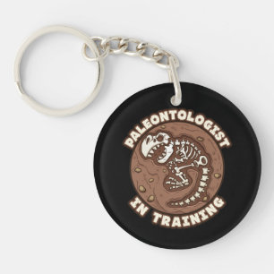 Porte-clefs Paléontologue pour l'entraînement des fossiles de