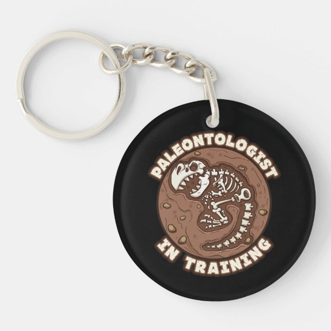 Porte-clefs Paléontologue pour l'entraînement des fossiles de  (Devant)