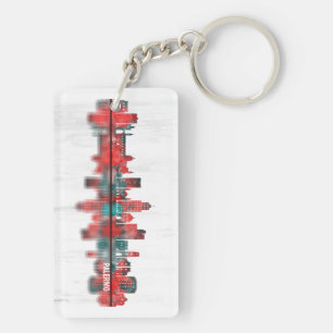 Porte-clefs Palerme Italie Skyline