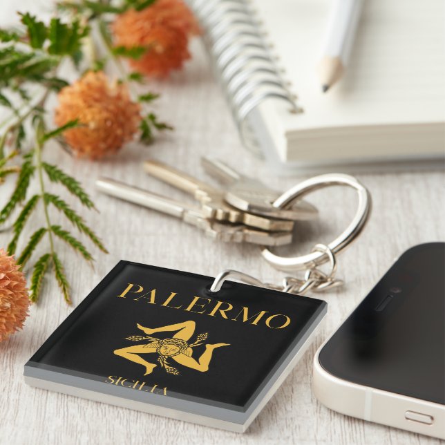Porte-clefs Palermo Sicile (Devant Droit)