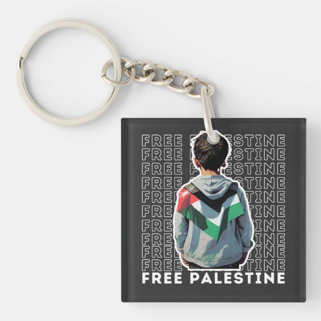 PORTE-CLEFS PALESTINE LIBRE (Devant)