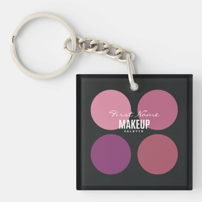 Porte-clefs Palette de maquillage personnalisée Sac cadeau Stu (Devant)