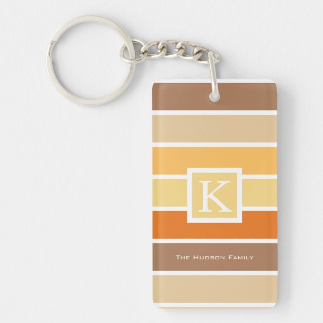 Porte-clefs Palette Pastel Autumn Color | Personalized (Devant)