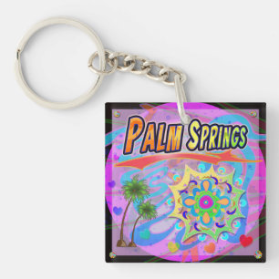 Porte-clefs Palm Springs Véritable Porte - clé de progression