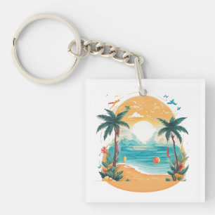 Porte-clefs Palmier de Sun Beach