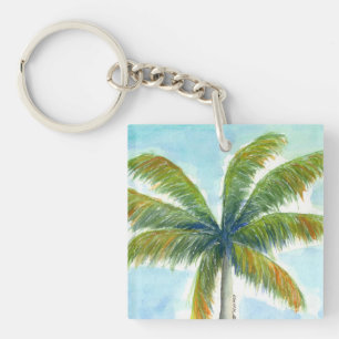 Porte-clefs Palmier Tropical Beach par beau temps