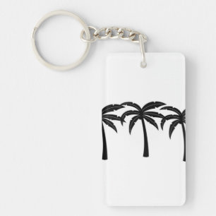 Porte-clefs Palmiers tropicaux