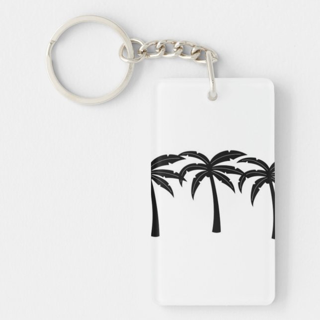 Porte-clefs Palmiers tropicaux (Devant)