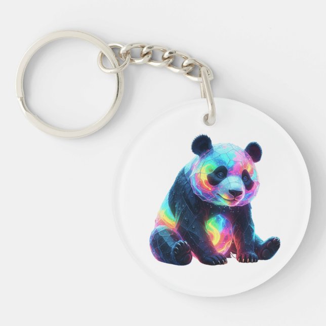 Porte-clefs Panda Crystal Neon (Devant)