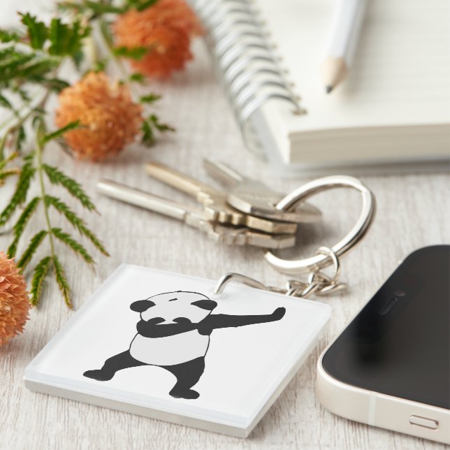 Porte-clefs Panda de Dabbing Cool  (Devant Droit)