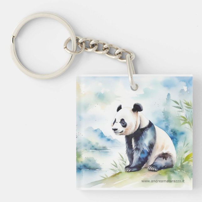 Porte-clefs Panda porte bonne chance (Devant)