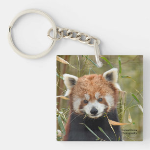 Porte-clefs Panda rouge