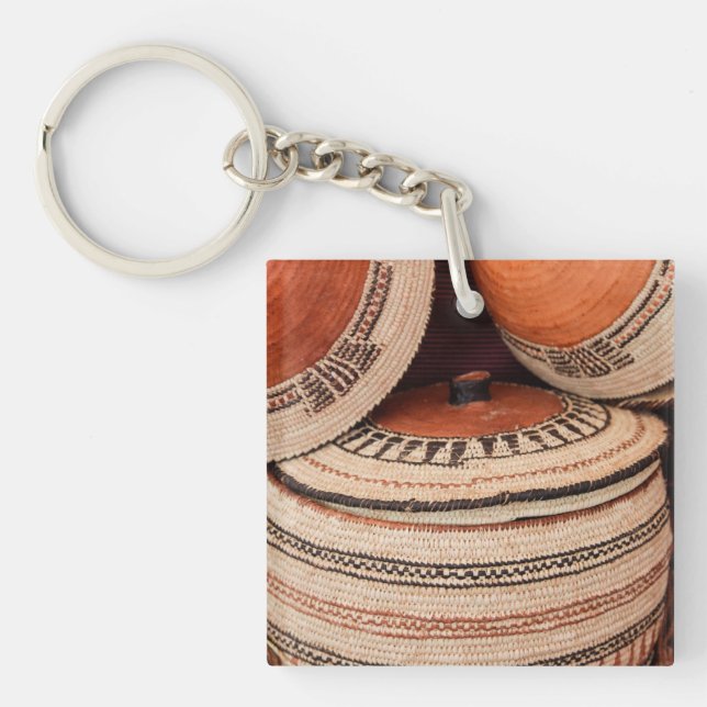 Porte-clefs Panier de chameau du Sultanat d'Oman (Devant)