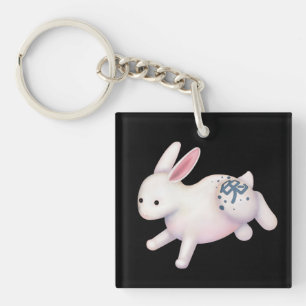 Porte-clefs Panneau astrologie chinois Zodiac Rabbit joli