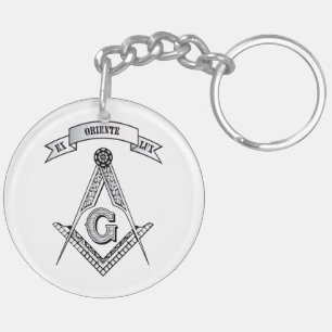 Porte-clefs Panneau franc-maçonnerie