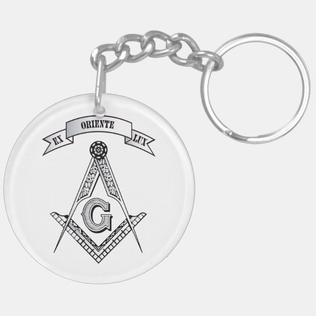 Porte-clefs Panneau franc-maçonnerie (Dos gauche)