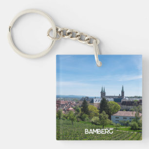 Porte-clefs Panorama de la vieille ville historique de Bamberg
