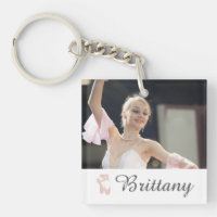 Pantoufles personnalisées de nom de ballerine de