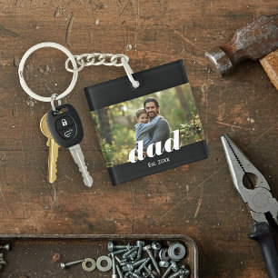 Porte-clefs Papa a établi la fête des pères photo