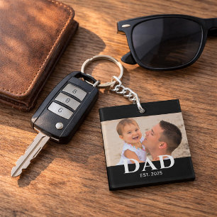 Porte-clefs Papa a fondé la photo moderne