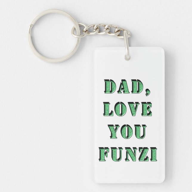 PORTE-CLEFS PAPA, AIME-TOI FUNZI 2 (Devant)