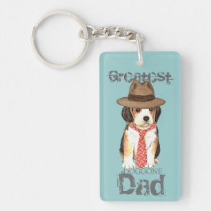 Porte-clefs Papa de beagle
