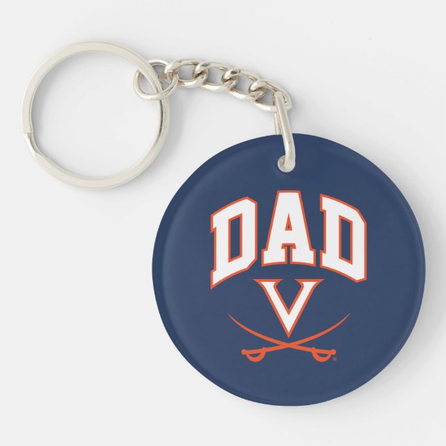 Porte-clefs Papa des Cavaliers de Virginie (Devant)