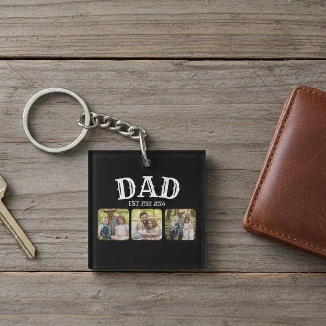 Porte-clefs Papa Est 3 Photo (Créateur téléchargé)