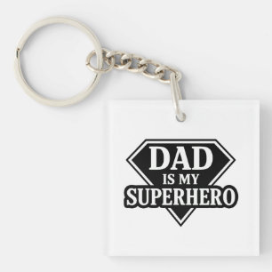 Porte-clefs Papa est mon super-héros