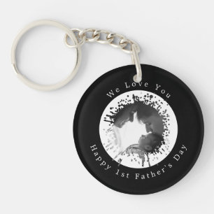 Porte-clefs Papa et bébé - 1ère Fête des pères Keepsaké