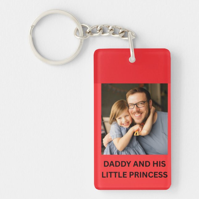 PORTE-CLEFS PAPA ET SA PETITE PRINCESSE (Devant)