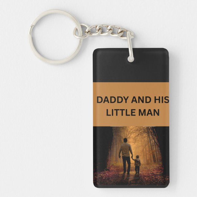 PORTE-CLEFS PAPA ET SON PETIT HOMME (Devant)