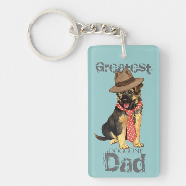 Porte-clefs Papa GSD (Devant)