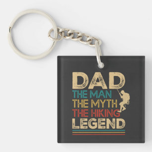 Porte-clefs Papa l'homme le mythe la légende de la randonnée