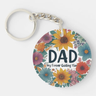 Porte-clefs Papa : Mon étoile de guide pour toujours