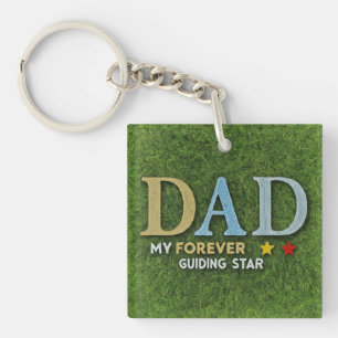 Porte-clefs Papa : Mon étoile de guide pour toujours
