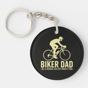 Porte-clefs Papa motard comme un papa normal