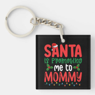 Porte-clefs Papa Noël me promeut à la famille de maman pour No