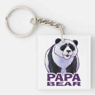 Porte-clefs Papa Panda Bear
