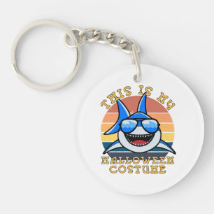 Porte-clefs Papa Requin Soleil Couchant Épouvantable Drôle