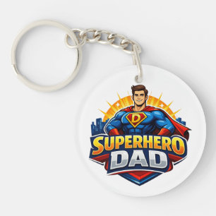 Porte-clefs Papa Super-héros