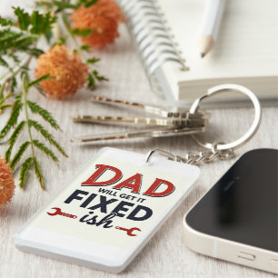 Porte-clefs Papa Va L'Obtenir Fixe(ish) 🔧 Drôle Porte - clé