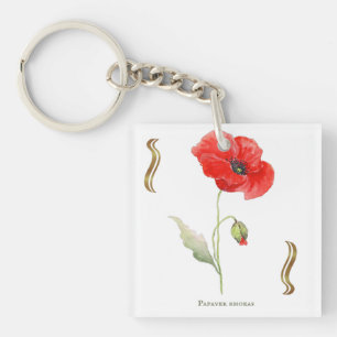 Porte-clefs Papaver rhoeas 