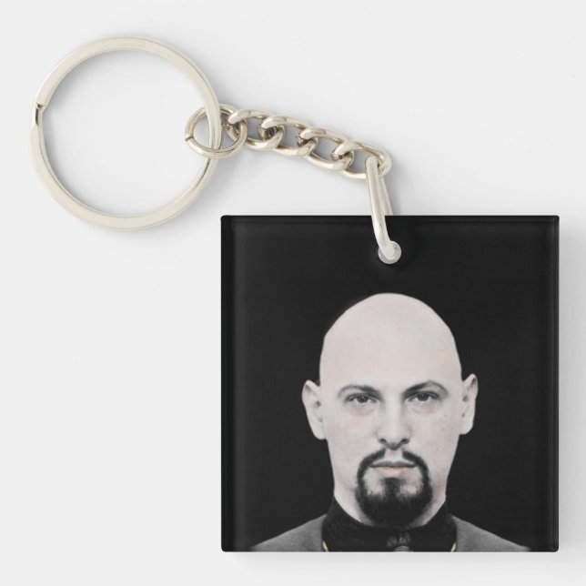 Porte-clefs Pape noir (Devant)