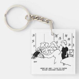 Porte-clefs Papier peint et dessin décoratif