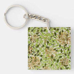 Porte-clefs Papier peint floral Chèvrefeuille de William Morri
