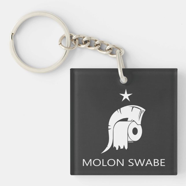 Porte-clefs Papier toilette MOLON SWABE (Devant)