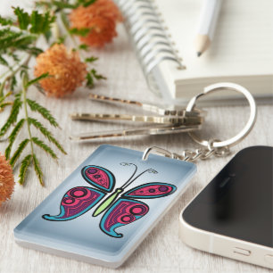 Porte-clefs Papillon