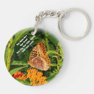 Porte-clefs Papillon de la grande friture